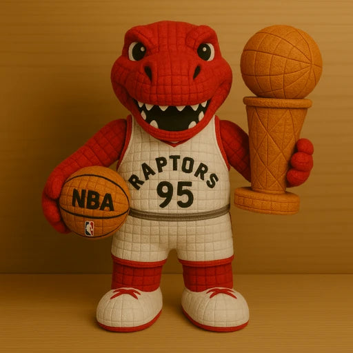 Limited Edition - NBA 24 TR Toronto Raptors Handmade Crochet