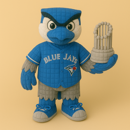 LIMITED EDITION - MLB 28 TBJ TORONTO BLUE JAYS  HANDMADE CROCHET