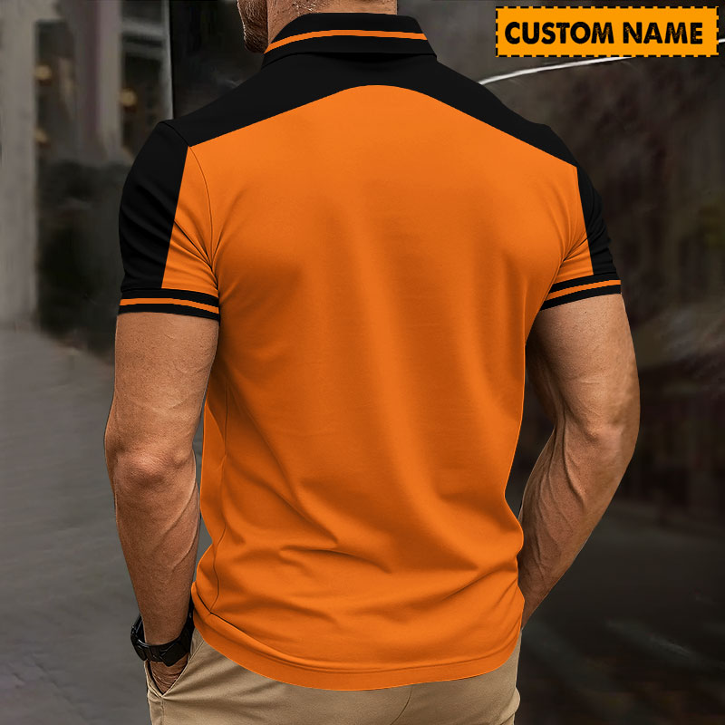 LIMITED EDITION - NEW 16 WTG PERSONALIZED ZIP POLO SHIRT GIFT FOR FANS