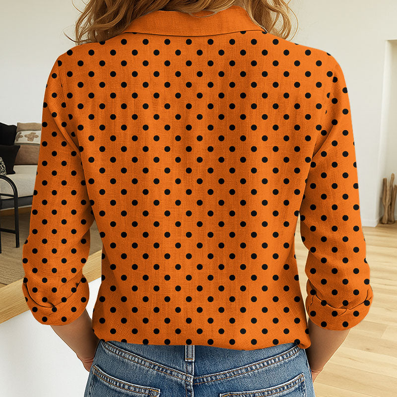 LIMITED EDITION - NEW 16 WTG CUSTOMIZED WOMEN'S LONG-SLEEVED BUTTON SHIRT