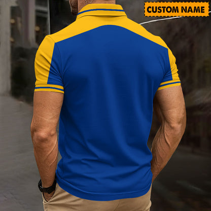 LIMITED EDITION - NEW 06 PME PERSONALIZED ZIP POLO SHIRT GIFT FOR FANS