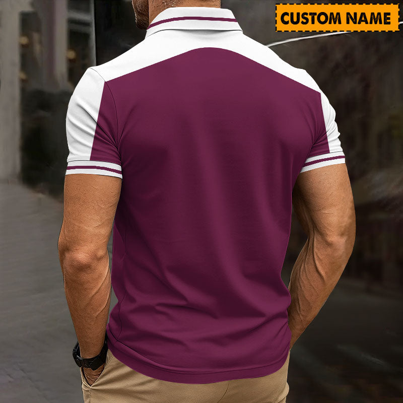 LIMITED EDITION - NEW 05 SEL PERSONALIZED ZIP POLO SHIRT GIFT FOR FANS