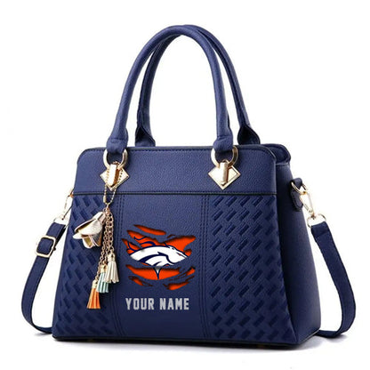 LIMITED EDITION - NEW CUSTOMIZED NFL13 DVB DENVER BRONCOS HANDBAG IN MULTIPLE COLORS