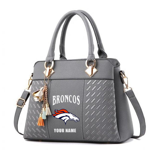 LIMITED EDITION - NEW CUSTOMIZED NFL13 DVB DENVER BRONCOS HANDBAG IN MULTIPLE COLORS