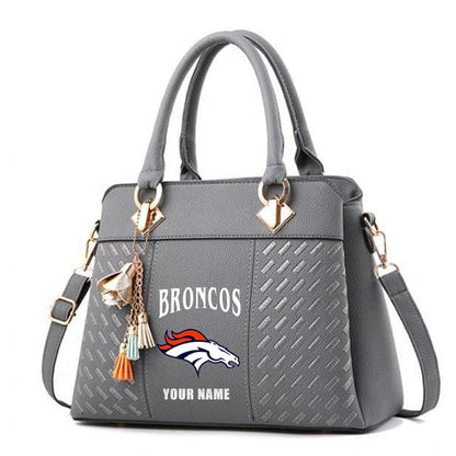 LIMITED EDITION - NEW CUSTOMIZED NFL13 DVB DENVER BRONCOS HANDBAG IN MULTIPLE COLORS