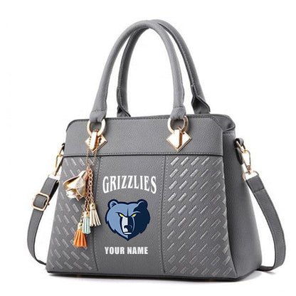 LIMITED EDITION - NEW CUSTOMIZED NBA13 MG MEMPHIS GRIZZLIES WOMEN'S HANDBAGS MULTICOLOR