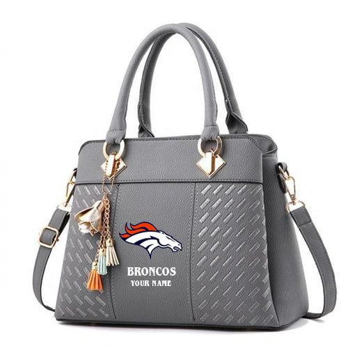 LIMITED EDITION - NEW CUSTOMIZED NFL13 DVB DENVER BRONCOS HANDBAG IN MULTIPLE COLORS