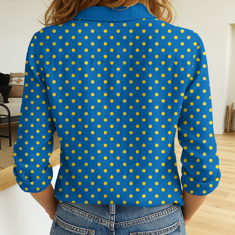 LIMITED EDITION - NEW 06 PME CUSTOMIZED WOMEN'S LONG-SLEEVED BUTTON SHIRT