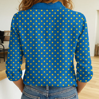 LIMITED EDITION - NEW 06 PME CUSTOMIZED WOMEN'S LONG-SLEEVED BUTTON SHIRT