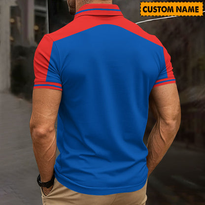 LIMITED EDITION - NEW 12 NCK PERSONALIZED ZIP POLO SHIRT GIFT FOR FANS