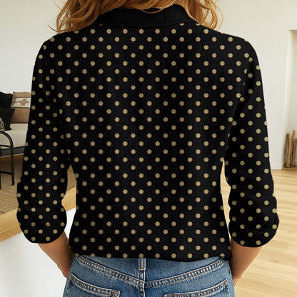 LIMITED EDITION - NEW 03 CLWM CUSTOMIZED WOMEN'S LONG-SLEEVED BUTTON SHIRT