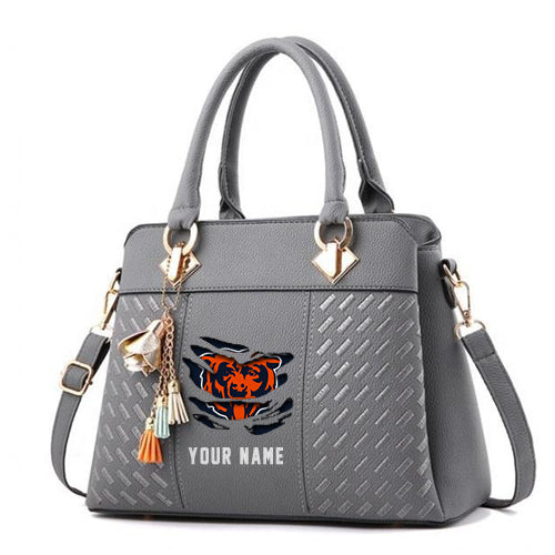 LIMITED EDITION - NEW CUSTOMIZED NFL26 CCB CHICAGO BEARS HANDBAG IN MULTIPLE COLORS
