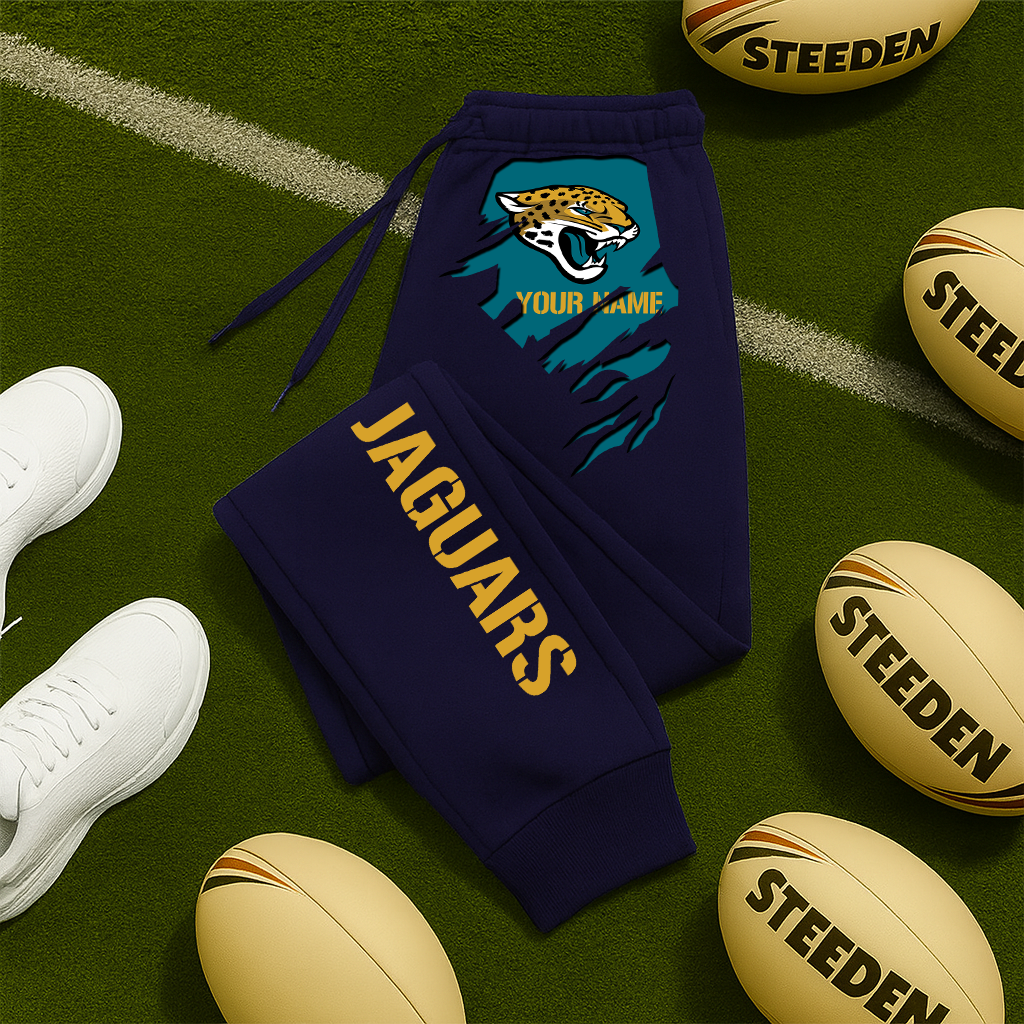 LIMITED EDITION - NEW PERSONALIZED NFL30 JSJ JACKSONVILLE JAGUARS JOGGERS