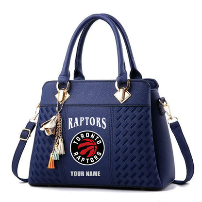 LIMITED EDITION - NEW CUSTOMIZED NBA24 TR TORONTO RAPTORS WOMEN'S HANDBAGS MULTICOLOR