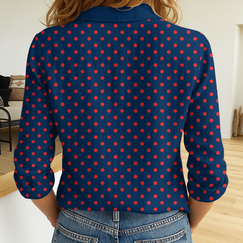 LIMITED EDITION - NEW 15 SRT CUSTOMIZED WOMEN'S LONG-SLEEVED BUTTON SHIRT