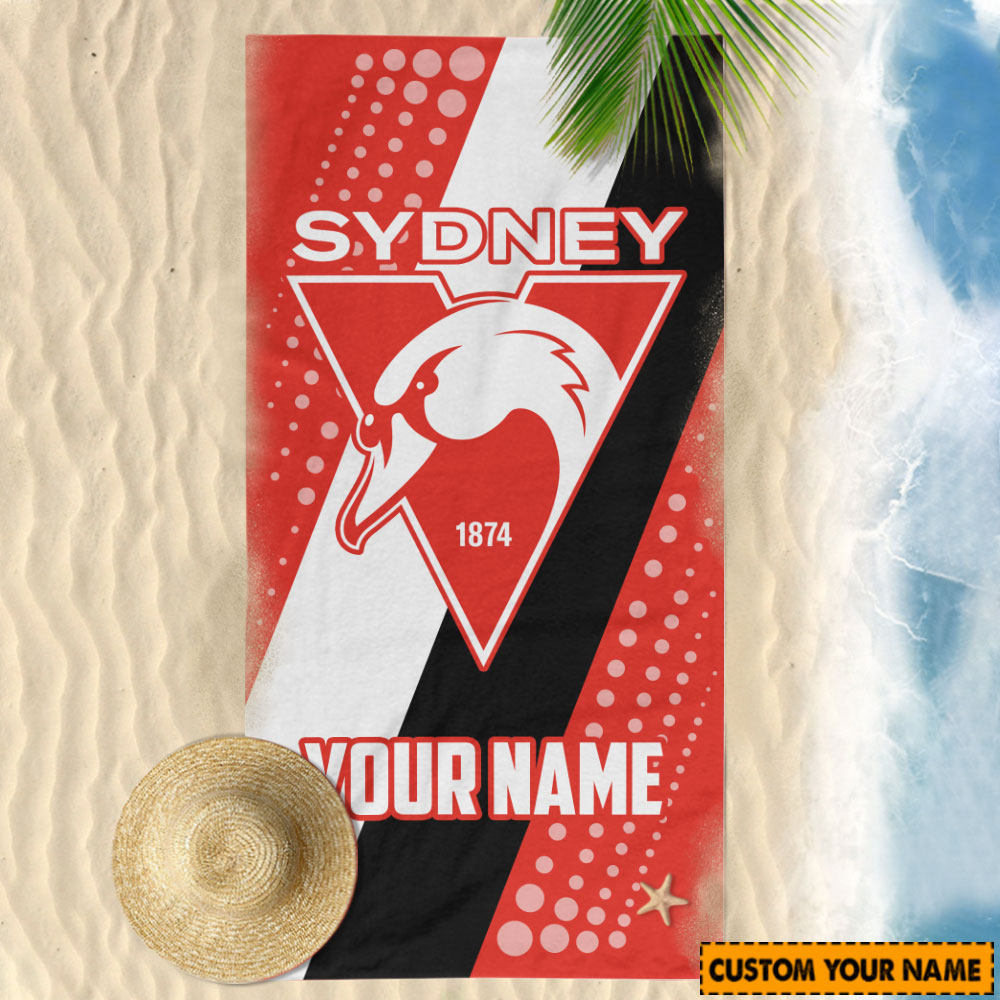 LIMITED EDITION - NEW 15 SNS CUSTOMIZED BEACH & BATH TOWEL