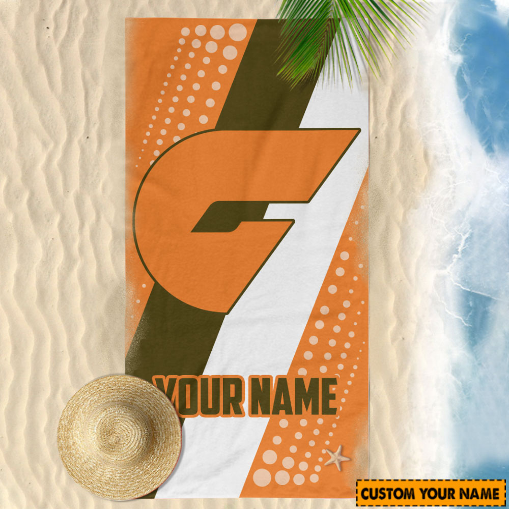 LIMITED EDITION - NEW 19 GWSG CUSTOMIZED BEACH & BATH TOWEL