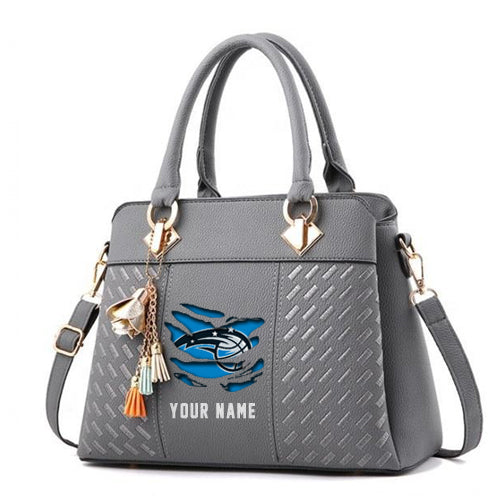 LIMITED EDITION - NEW CUSTOMIZED NBA15 OM ORLANDO MAGIC WOMEN'S HANDBAGS MULTICOLOR