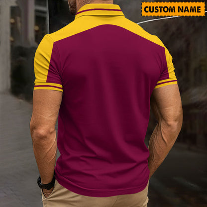 LIMITED EDITION - NEW 01 BBC PERSONALIZED ZIP POLO SHIRT GIFT FOR FANS