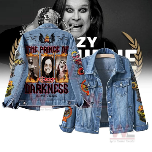 NEW PREMIUM OZZY OSBOURNE UNISEX DENIM JACKET 01