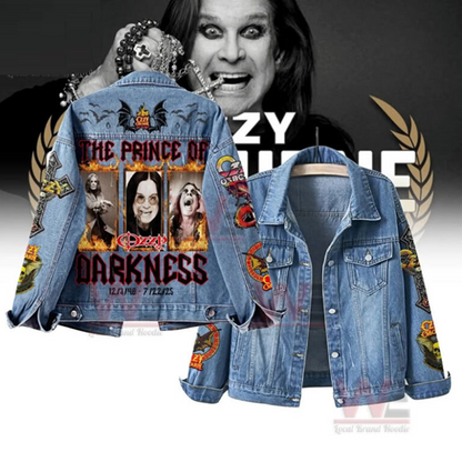NEW PREMIUM OZZY OSBOURNE UNISEX DENIM JACKET 01