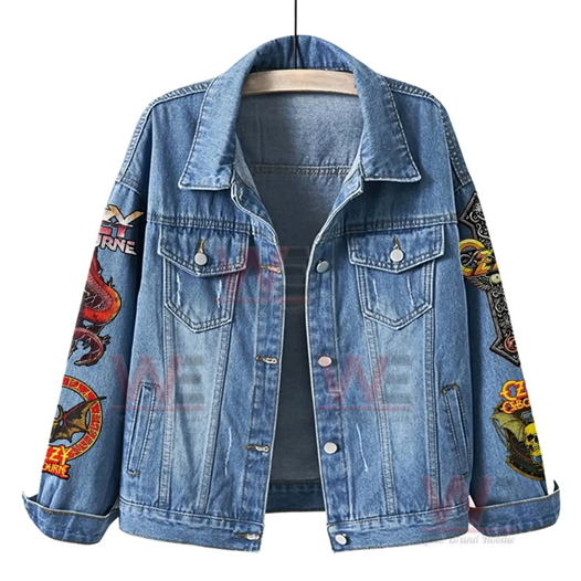 NEW PREMIUM OZZY OSBOURNE UNISEX DENIM JACKET 01