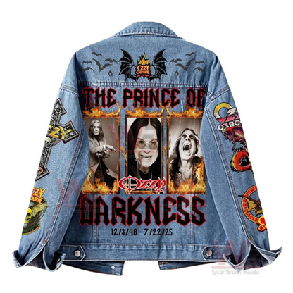 NEW PREMIUM OZZY OSBOURNE UNISEX DENIM JACKET 01