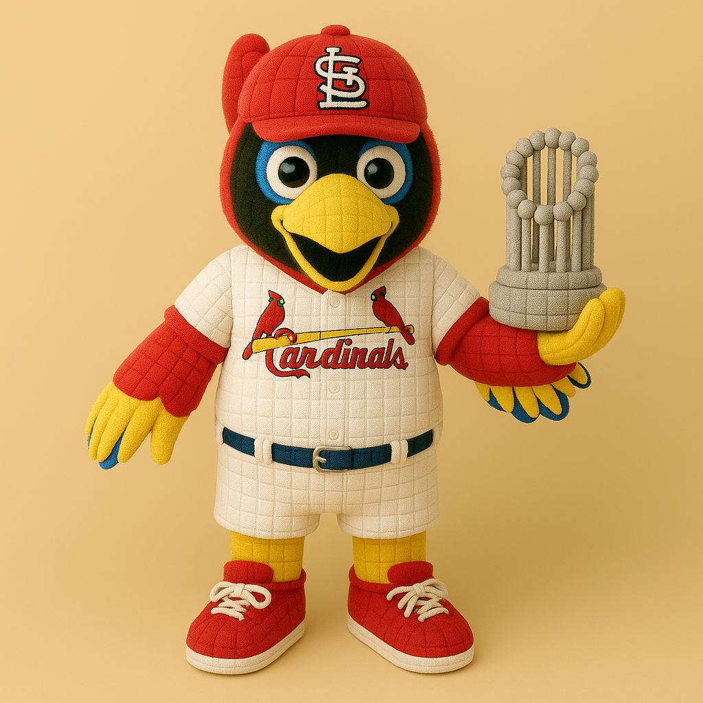 LIMITED EDITION - MLB 27 SLC ST.LOUIS CARDINALS HANDMADE CROCHET
