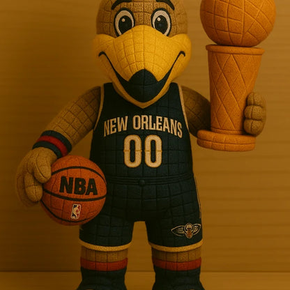 Limited Edition - NBA 30 NOP New Orleans Pelicans Handmade Crochet