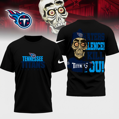 LIMITED EDITION - NEW CUSTOMIZED NF31 TST TENNESSEE TITANS HATERS SILENCE I KILL YOU SHIRT