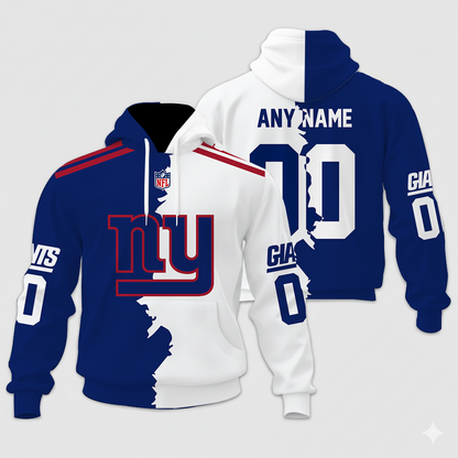 LIMITED EDITION - NEW CUSTOMIZED NFL32 NYG NEW YORK GIANTS HOME MIX AWAY T-SHIRT, POLO, HOODIE & JACKETS