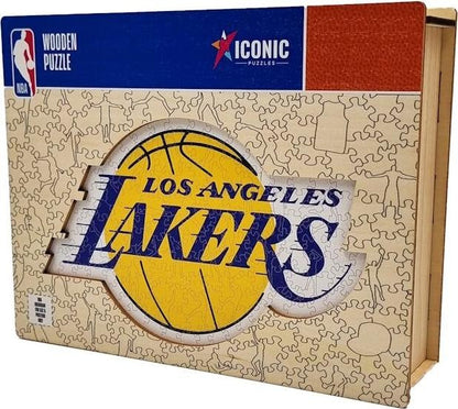 LIMITED EDITION - NEW CUSTOMIZED NBA09 LL LOS ANGELES LAKERS WOODEN PUZZLE