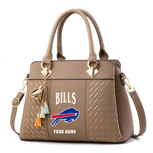 LIMITED EDITION - NEW CUSTOMIZED NFL03 BFB BUFFALO BILLS HANDBAG IN MULTIPLE COLORS