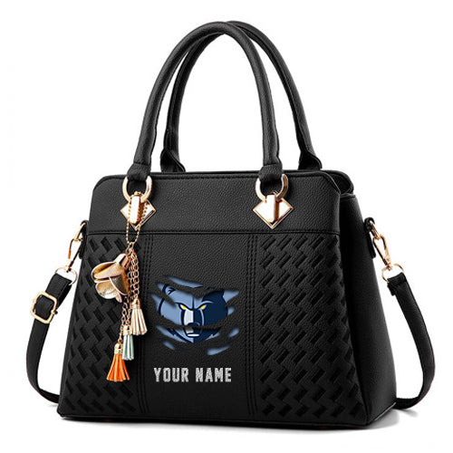 LIMITED EDITION - NEW CUSTOMIZED NBA13 MG MEMPHIS GRIZZLIES WOMEN'S HANDBAGS MULTICOLOR