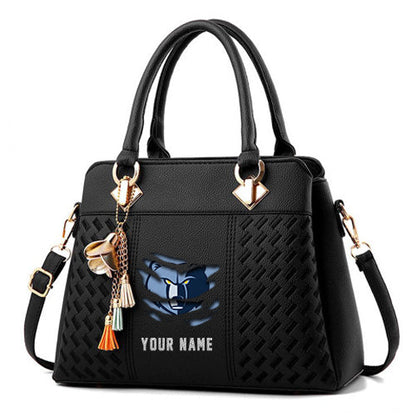 LIMITED EDITION - NEW CUSTOMIZED NBA13 MG MEMPHIS GRIZZLIES WOMEN'S HANDBAGS MULTICOLOR