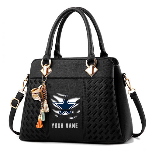 LIMITED EDITION - NEW CUSTOMIZED NFL21 DCB DALLAS COWBOYS HANDBAG IN MULTIPLE COLORS
