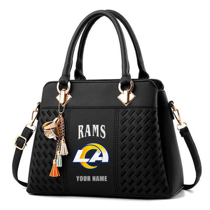 LIMITED EDITION - NEW CUSTOMIZED NFL22 LAR LOS ANGELES RAMS HANDBAG IN MULTIPLE COLORS