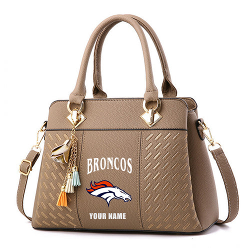 LIMITED EDITION - NEW CUSTOMIZED NFL13 DVB DENVER BRONCOS HANDBAG IN MULTIPLE COLORS