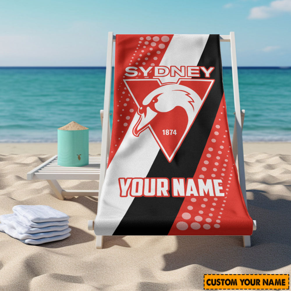 LIMITED EDITION - NEW 15 SNS CUSTOMIZED BEACH & BATH TOWEL