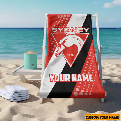 LIMITED EDITION - NEW 15 SNS CUSTOMIZED BEACH & BATH TOWEL