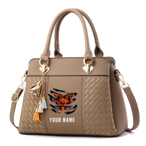 LIMITED EDITION - NEW CUSTOMIZED NFL26 CCB CHICAGO BEARS HANDBAG IN MULTIPLE COLORS