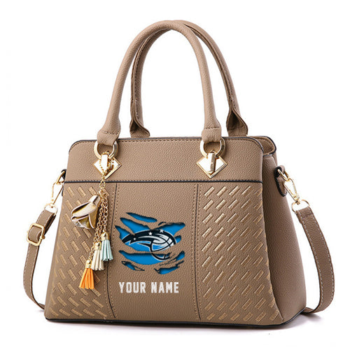 LIMITED EDITION - NEW CUSTOMIZED NBA15 OM ORLANDO MAGIC WOMEN'S HANDBAGS MULTICOLOR