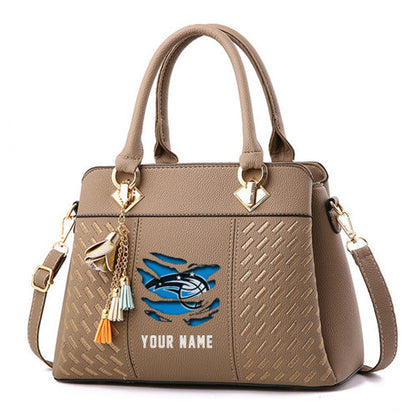 LIMITED EDITION - NEW CUSTOMIZED NBA15 OM ORLANDO MAGIC WOMEN'S HANDBAGS MULTICOLOR