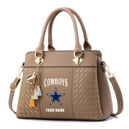 LIMITED EDITION - NEW CUSTOMIZED NFL21 DCB DALLAS COWBOYS HANDBAG IN MULTIPLE COLORS