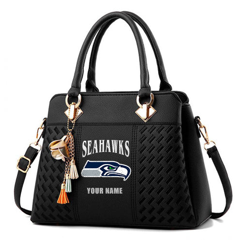 LIMITED EDITION - NEW CUSTOMIZED NFL06 SSH SEATTLE SEAHAWKS HANDBAG IN MULTIPLE COLORS