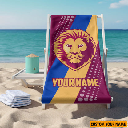 LIMITED EDITION - NEW 02 BBL CUSTOMIZED BEACH & BATH TOWEL