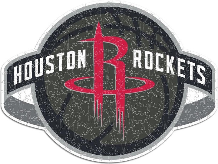 LIMITED EDITION - NEW CUSTOMIZED NBA07 HR HOUSTON ROCKETS WOODEN PUZZLE