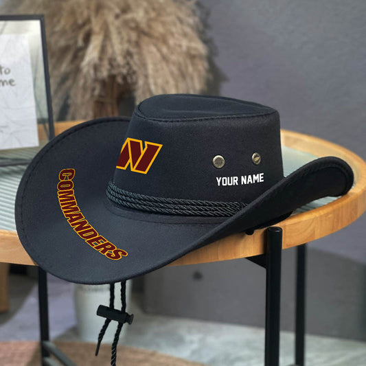 LIMITED EDITION - NEW CUSTOMIZED NFL12 WTC WASHINGTON COMMANDERS COWBOY HAT