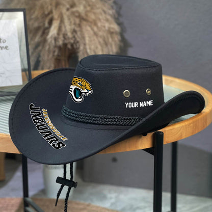 LIMITED EDITION - NEW CUSTOMIZED NFL30 JSJ JACKSONVILLE JAGUARS COWBOY HAT