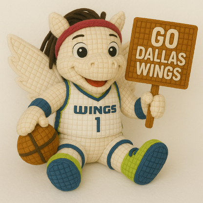 LIMITED EDITION - WNBA 11 DLW DALLAS WINGS HANDMADE CROCHET